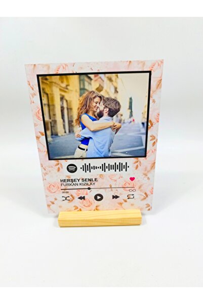 FY KİŞİYE ÖZEL SPOTİFY KODLU HEDİYE PLAK EV DEKORU KİŞİYE ÖZEL SEVGİLİYE HEDİ...