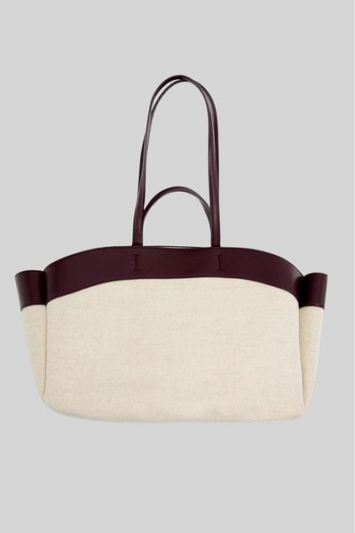 Abalı Women's Oversize Canvas Tote - Hand and Shoulder Bag