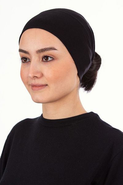 SULTANOĞLU TEKSTİL Combed Black Bonnet