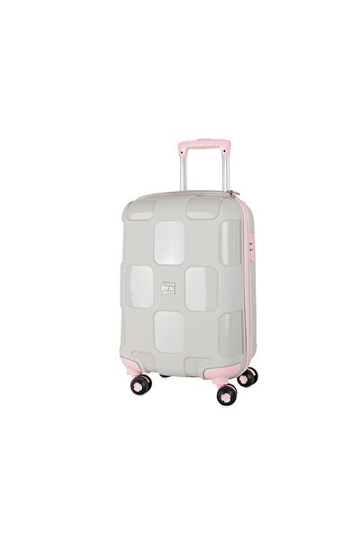 IVS Bej Pembe Kare Orta Boy Seyahat Çantası PP4040-150-L Krem