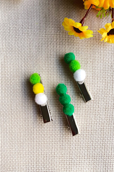 D&D CONCEPT Дівчача шпилька - Аксесуар для волосся з понпоном у вигляді кроко...