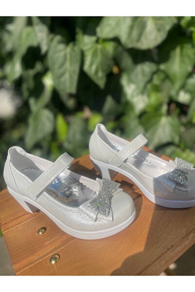 SAYUKER SHOP Silver Orthopedic Heeled Shoes for Girls