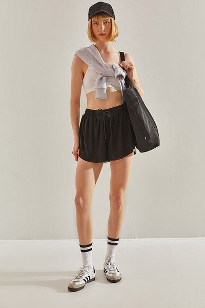Bianco Lucci Damen Sport Shorts & Bermuda mit locker geschnittenen Tights -60251086