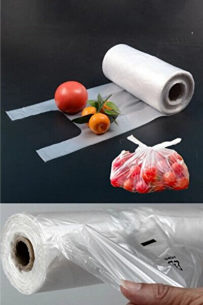 Kalbi Ticaret Rulo Poşet Büyük Boy Hışır Atlet Poşet Beyaz Poşet Market Manav Poşeti Çöp Poşeti