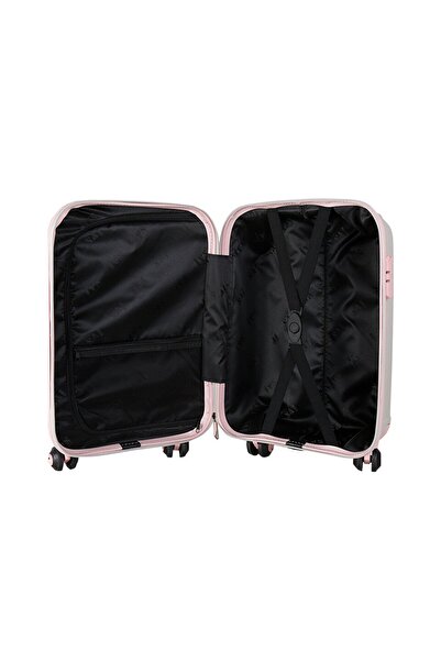 IVS Bej Pembe Kare Kabin Boy Seyahat Çantası PP4040-150-L Krem