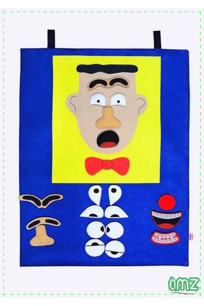 OMZ 1 Piece Boys Velcro Board Montessori Toy - Mother Girl Educational Toy