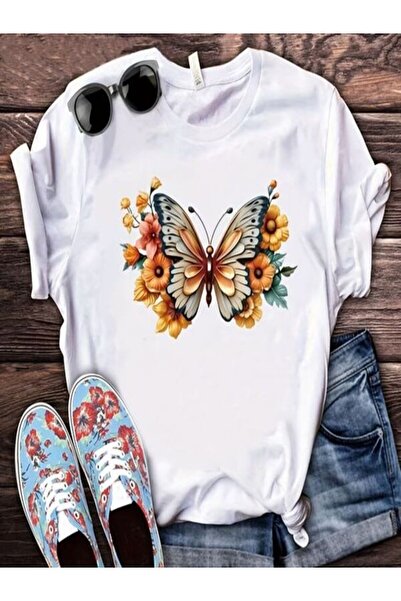 classy moda Tricou Single Jersey - Tricou cu mânecă scurtă, cu decolteu tripl...