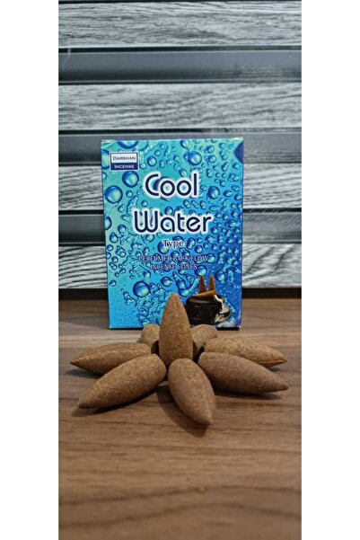 Darshan Incense 10 Adet Geri Akış Tütsü Cool Water Kokulu