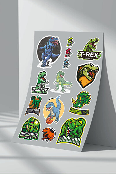 Sticker Market Set de autocolante cu dinozauri - Pachet de 5