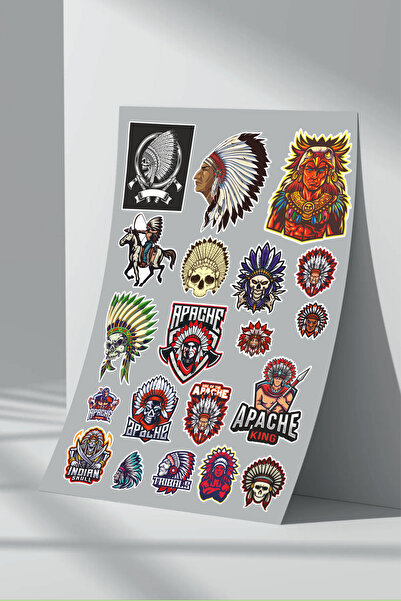 Sticker Market Set de autocolante indiene - 3 bucăți