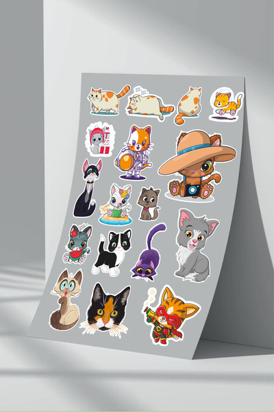 Sticker Market mačka set nalepnica - paket od 2