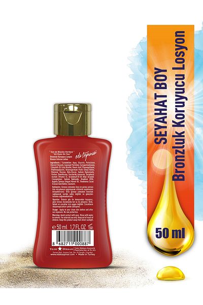 Eda Taşpınar Travel Size - Mini - 50 Ml - Tan Protection Lotion
