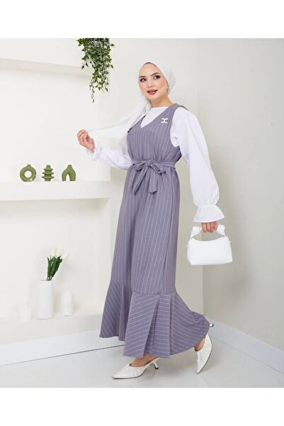 YILMAZBARMAZ Γυναικείο φόρεμα ριγέ Gilet