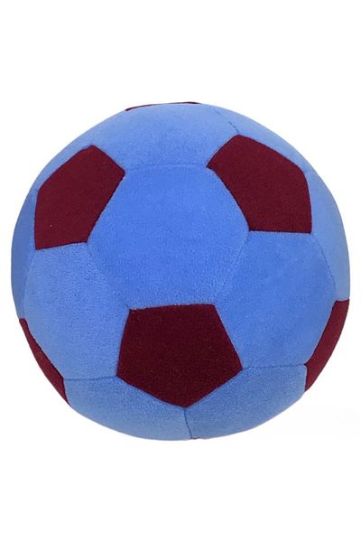 UgurToyss Burgundy Blue Fan Plush Ball Normal Size Safe and Fun for Children to Play at Home