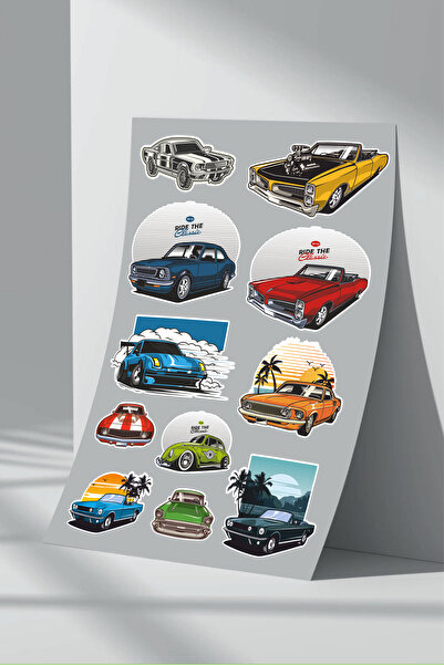 Sticker Market مجموعة ملصقات سيارة مكونة من 16 قطعة