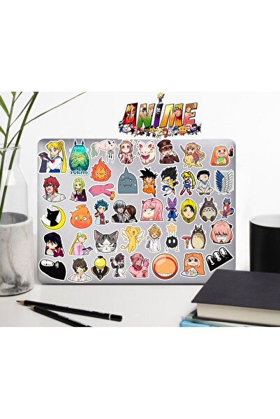 BENİMSER REKLAM Anime Mix Series 2 - ملصق قارورة الكمبيوتر المحمول للهاتف وال...