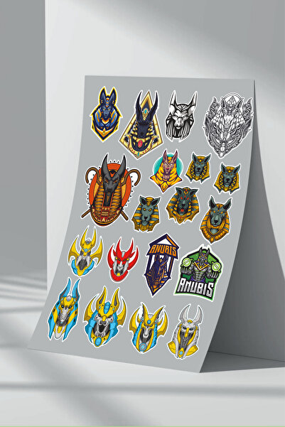 Sticker Market Set de 7 bucăți de autocolante egiptene antice