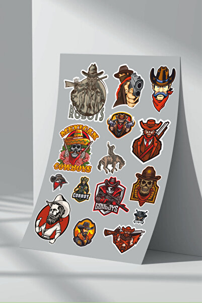 Sticker Market Set de autocolante Cowboy - Pachet de 1