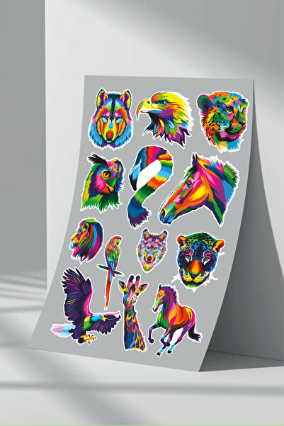 Sticker Market Set de autocolante Rengarek Animals (2)