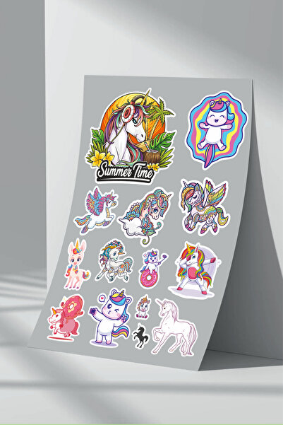 Sticker Market Set de autocolante cu unicorn (4)