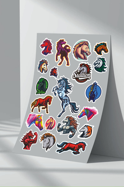 Sticker Market Set de autocolante Stallion Horse - Elegant și confortabil