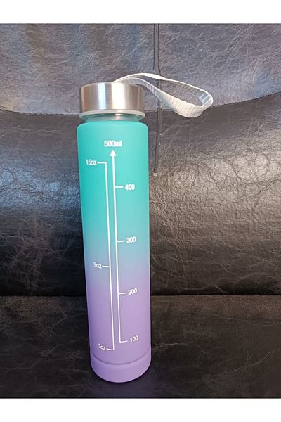 OSMEY Motivational Water Bottle 500 ml Tritan Sports Water Bottle Bpa Free Water Bottle