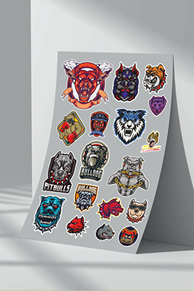 Sticker Market Set de autocolante pentru câini de 17 piese