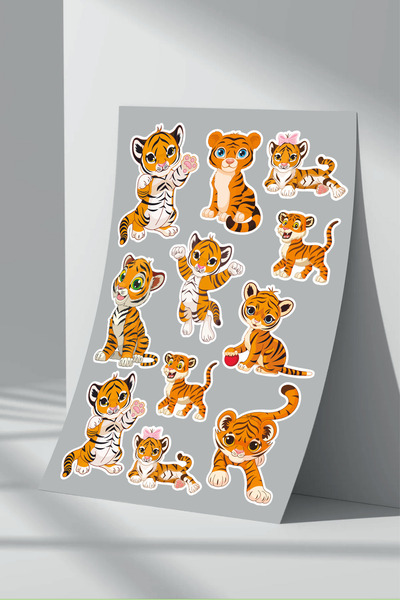 Sticker Market Set de autocolante Tiger Cub