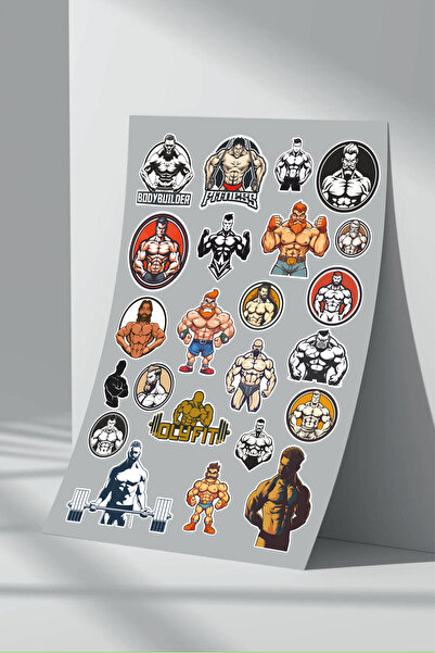 Sticker Market Set de 6 autocolante pentru sală de fitness