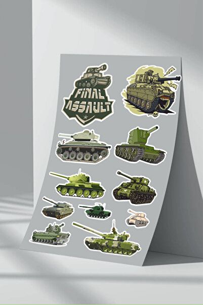 Sticker Market Set de autocolante Tank Gaming - Pachet de 1