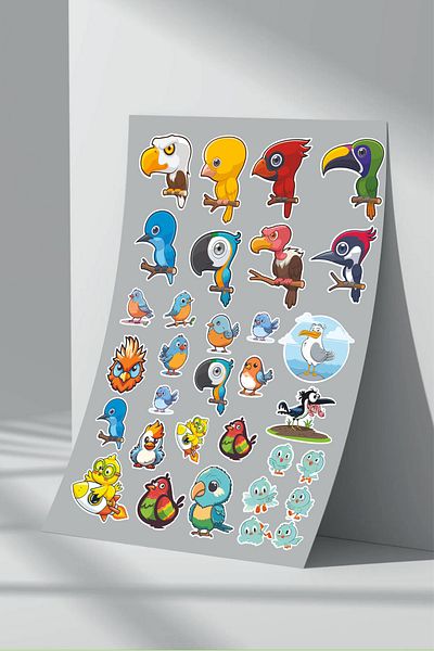 Sticker Market Set de autocolante Heroes Cute - 14 bucăți