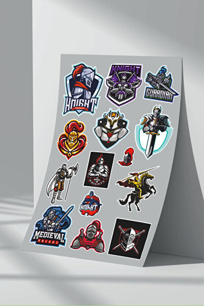 Sticker Market Set de autocolante Knight - Pachet de 2