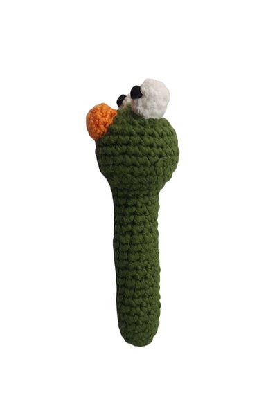 Be Cat Catnip Pet Cat and Dog Biting & Teeth Scratching Nipple Activity Toy, Green Frog