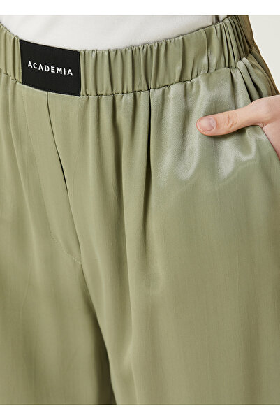 Academia Size 36 Khaki Satin Pajama Pants