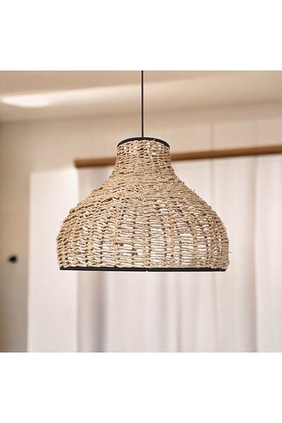 oceanpoint 40CM Single Pendant Lamp Chandelier Natural Sea Sheet Living Room Kitchen Room