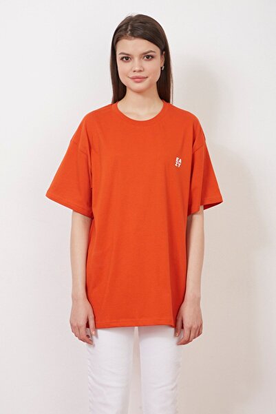 Eazy Co Μπλουζάκι με κοντό μανίκι με στάμπα Eazy Tile Social Distance Unisex Oversize