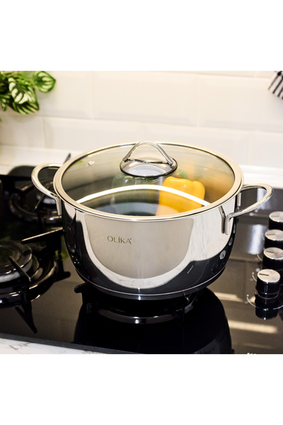 OLİKA Olika Jüpiter Derin Tencere - Gri - 24 cm