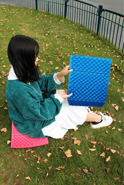 Lord Mountain Kamp Minderi, Kamp Matı, Hafif Kamp Oturma Minderi, Katlanabilir Minder, Outdoor Minder,mavi