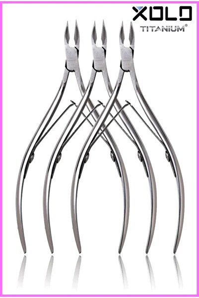 xolo Geniş Ağız Gümüş Pedikür Pens Cobalt Et Tırnak Kesici Kalın Çelik XLP502