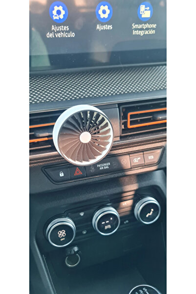 three3dprints Turbofan Araç Difizörü Şık Görünüm Klima ile Döner Kahve yada K...