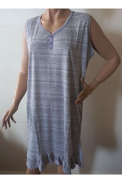 Flamingo Polka Dot Printed Nightgown