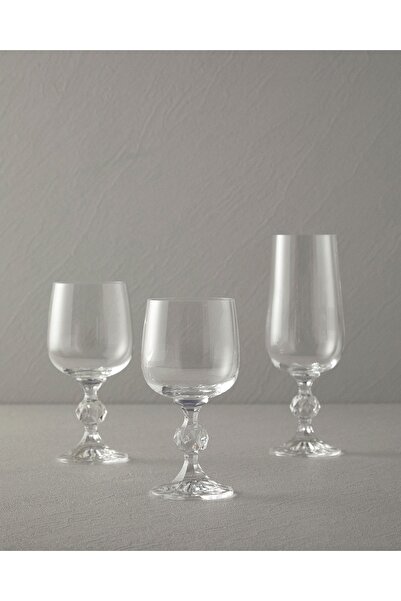 English Home Transparent Glossy Crystal Glass - Set of 3 230 ml