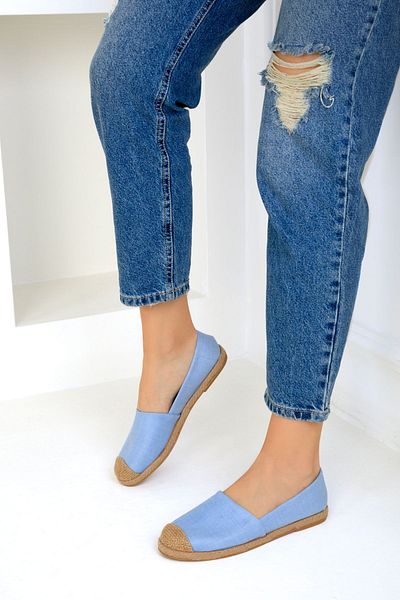 SOHO Women's Blue Denim Ballerinas - 18180 Model
