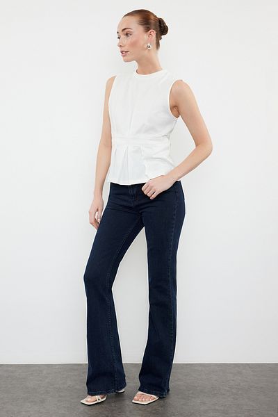 Trendyol Collection Pletená blůza Ecru - TWOSS24BZ00587