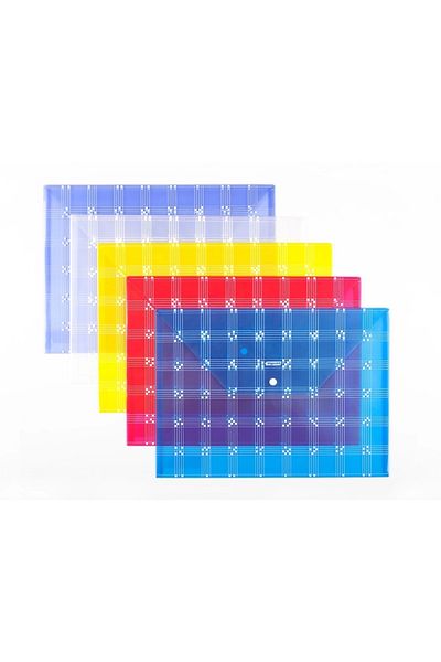 Bigpoint Snap File Patterned A4 Transparent