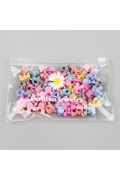 So Much Accesories So Much Small Cute Latch Buckle Set 30 PCS with Bag Mixed Color