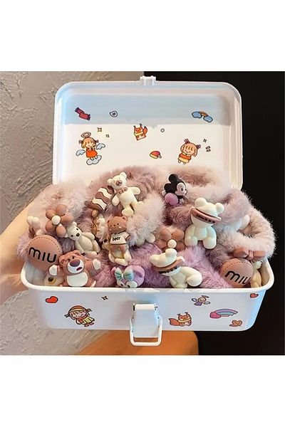 So Much Accesories So Much Kids Plush Tedy 5-Piece Rubber Buckle Set