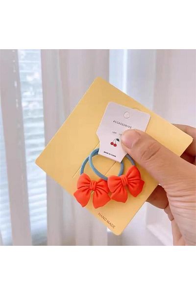So Much Accesories So Much Children's Cute 2-Piece Bow Rubber Buckle Set
