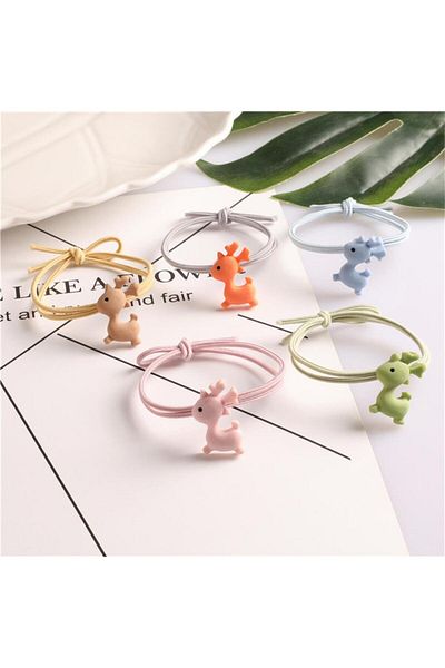 So Much Accesories So Much Double Elastic Cute Rubber Buckle Set of 5