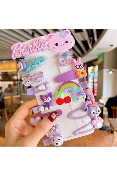So Much Accesories So-much Children's Snap Collet Clip Buckle Set 14 Pieces-1